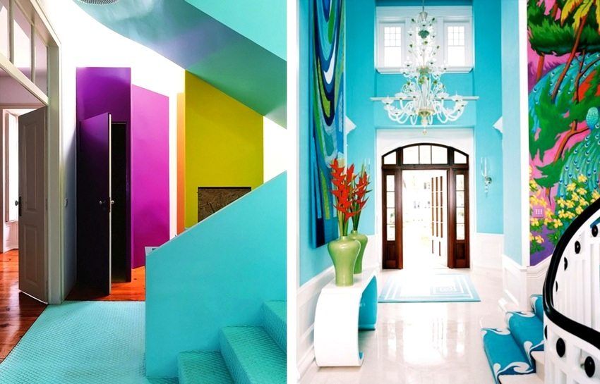 Design en gang i et privat hus: foto ideer til at skabe et originalt interiør