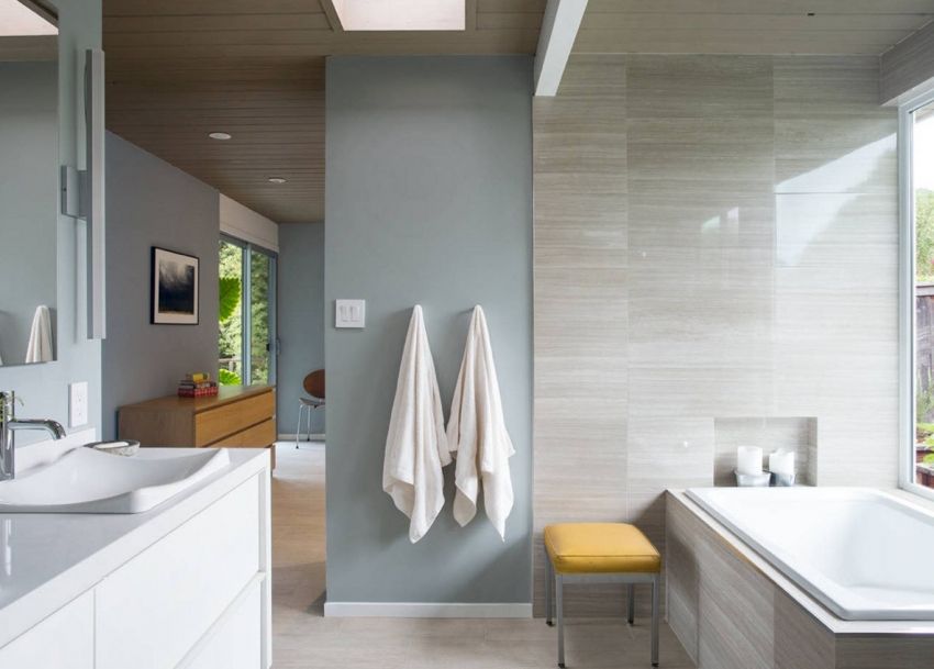 Badeværelse design: foto finish fliser bedste interiør