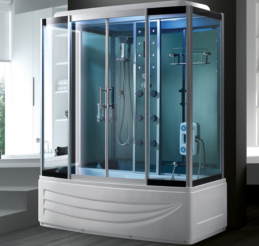 Badeværelse design med bad: Ikke-trivielle designvariationer