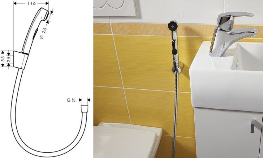 Hygiejnisk toiletbruser med mixer: et værdigt alternativ til bidet