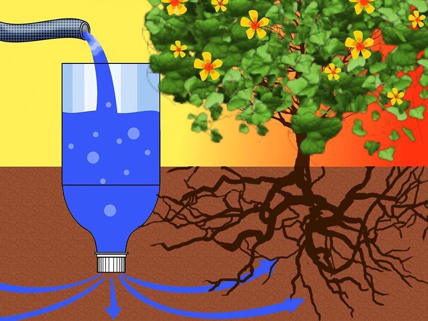 Dråbevanding gør-det-selv for at give uden omkostninger: gør det selv nemt og enkelt