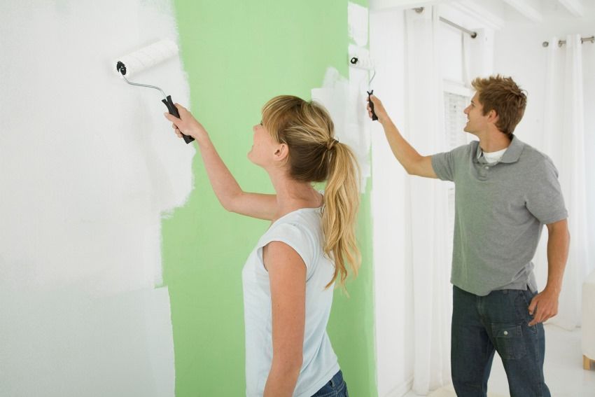 Badeværelse maling: hvordan man vælger den bedste mulighed for væg dekoration