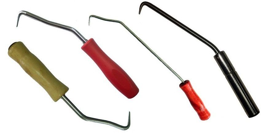 Hook til strikarmaturer: typer, fremstillingsmetoder og anvendelse