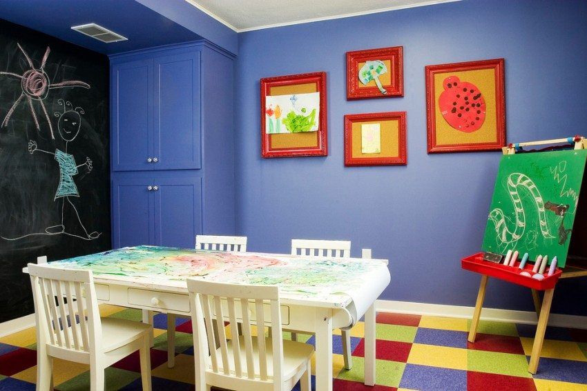 Blødt gulv til børns værelser: smukt, komfortabelt og sikkert