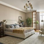 Baggrund i soveværelset: Et billede i interiøret og anbefalinger til at skabe et design
