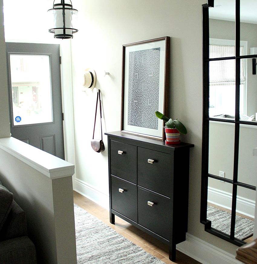 Obuvnitsa i gangen: komfortable og smukke hjem møbler