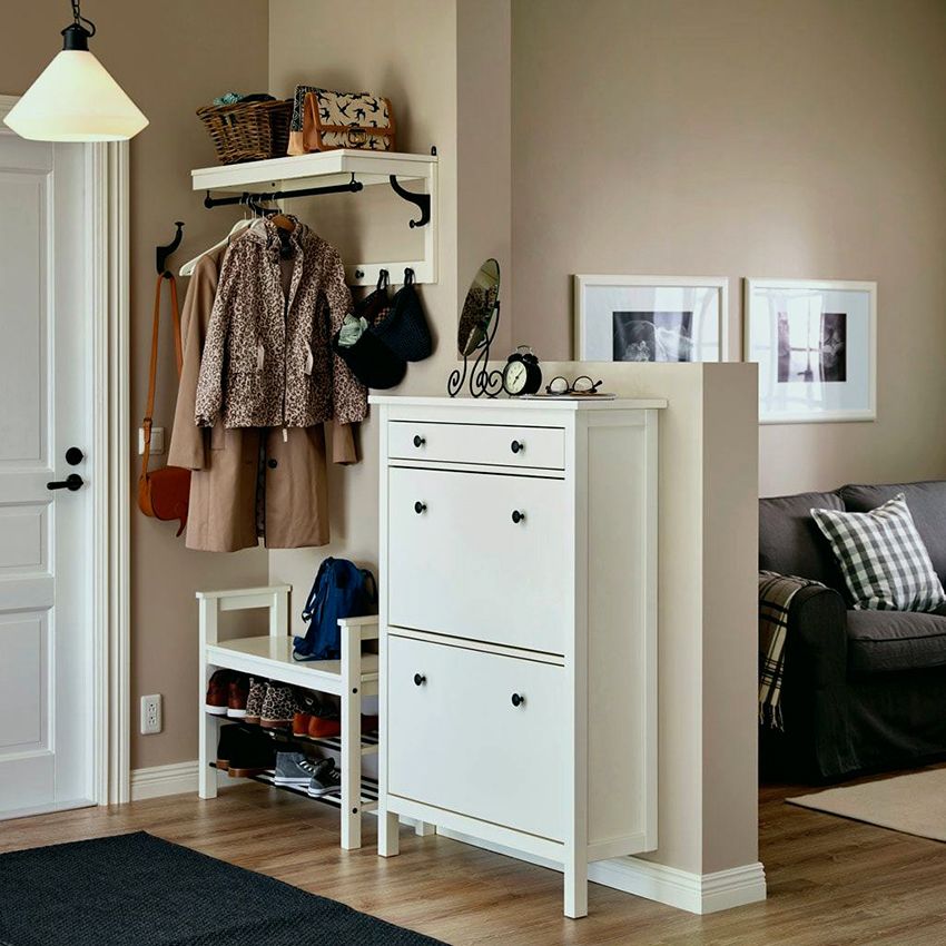 Obuvnitsa i gangen: komfortable og smukke hjem møbler