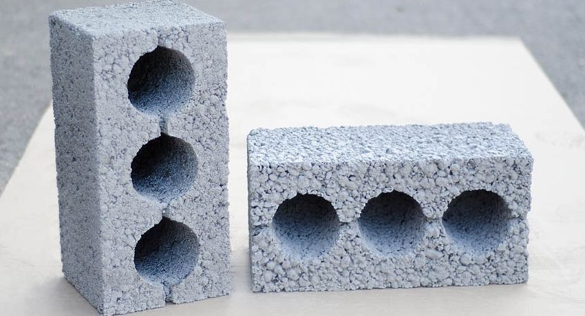 Dimensionen af ​​cinder block og dens tekniske egenskaber